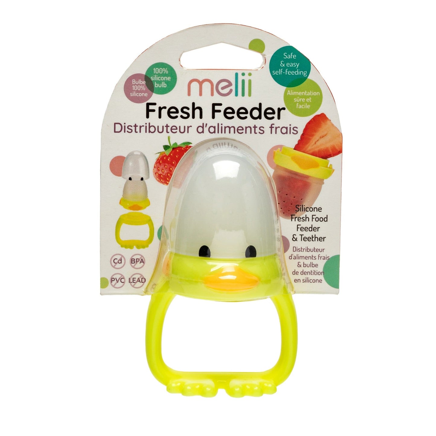 Melii Fresh Feeder - 1 Pack White & Yellow - 6 to 24 Months