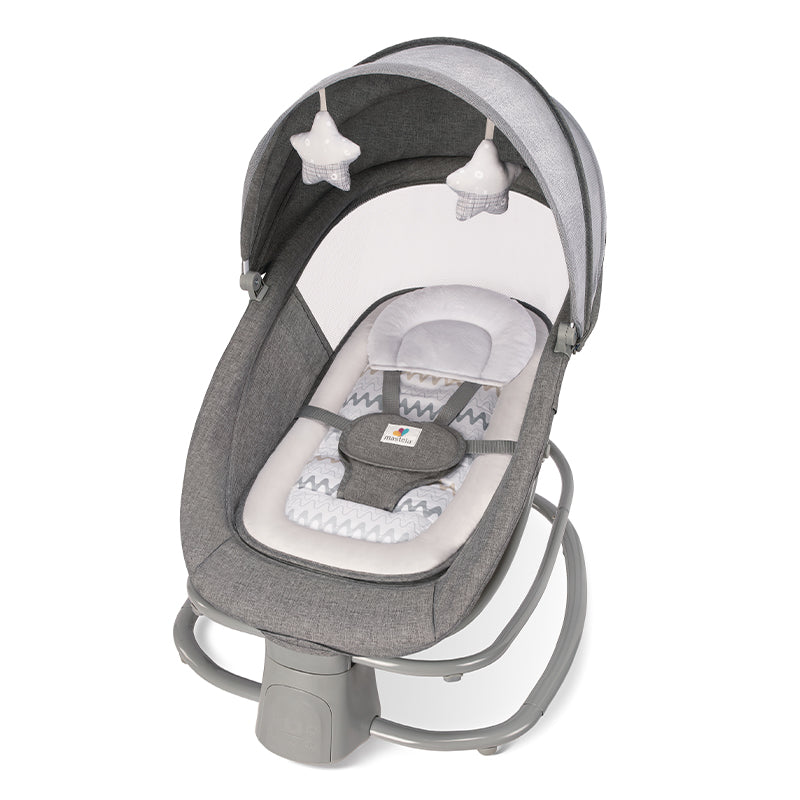 Mastela Deluxe 4in1 Swing & Rocker (Birth to 36 Months) Grey