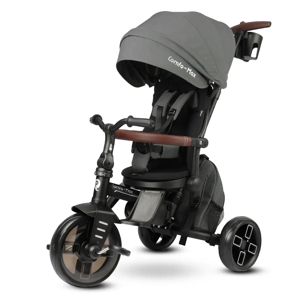 Qplay Stroller Comfo Max 8in1 Grey 10 to 72 Months - Open Box