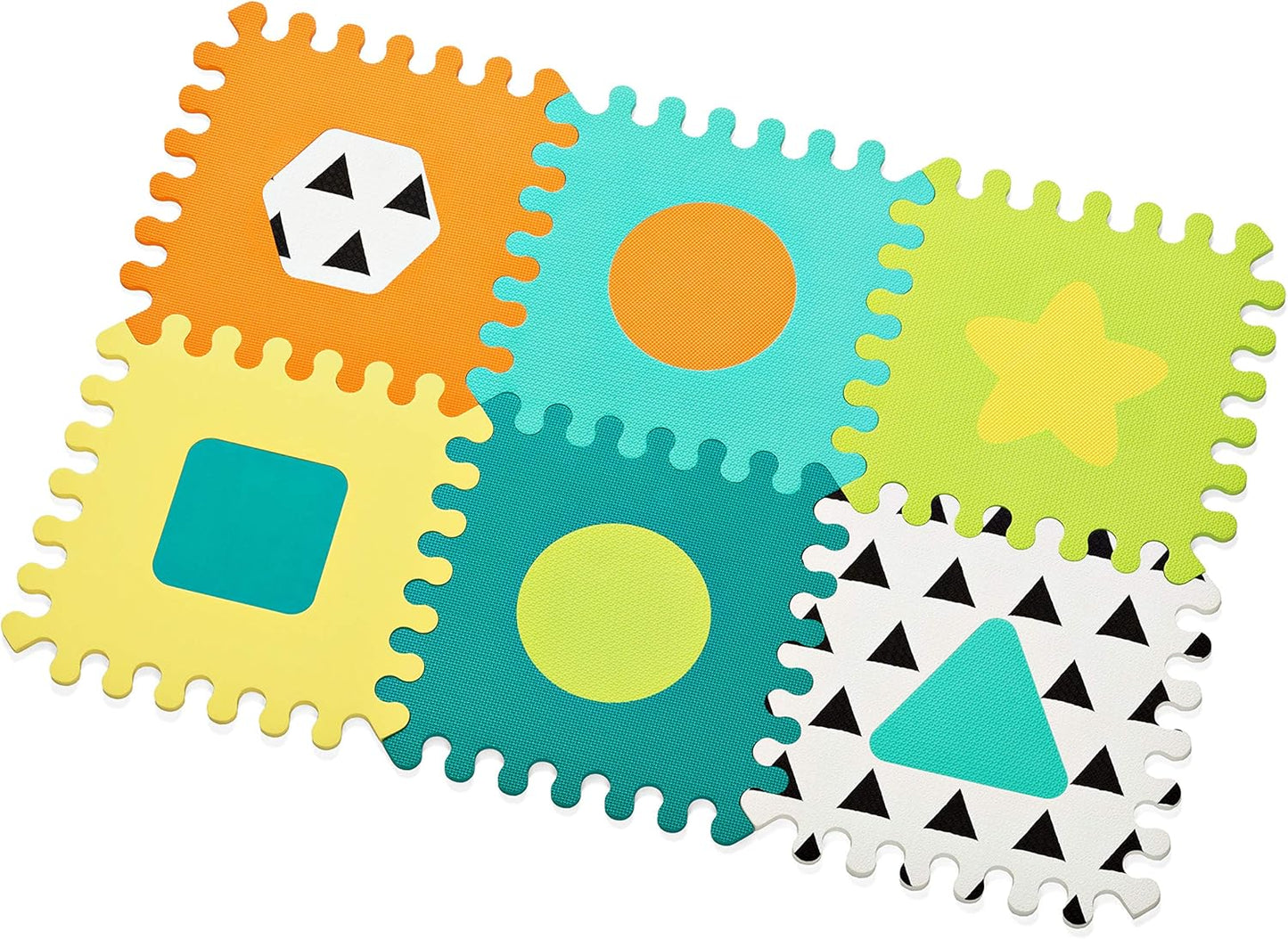 Infantino Soft Eva Foam Puzzle Mat - Birth to 36 months
