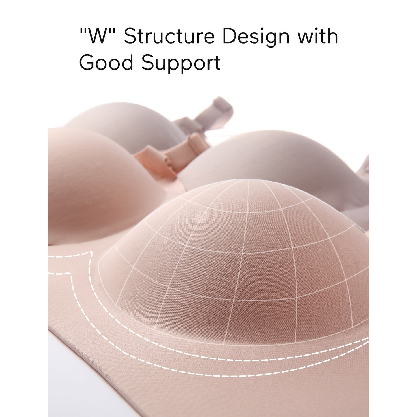 Momcozy Maternity Accessory YN21 Nursing Bra-3XL Skin