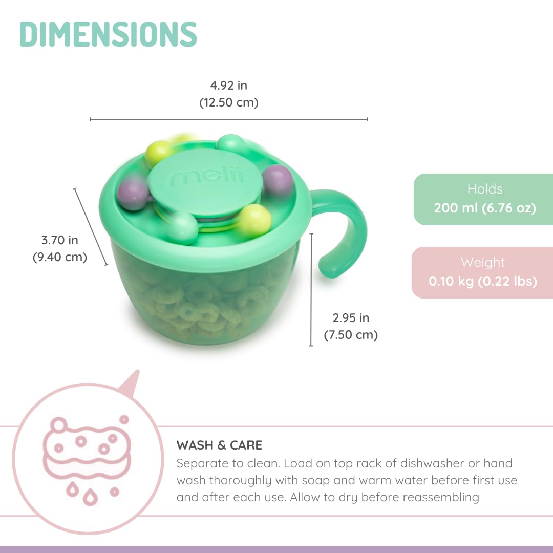 Melii Snack Container - Abacus - 36 months - 6 years