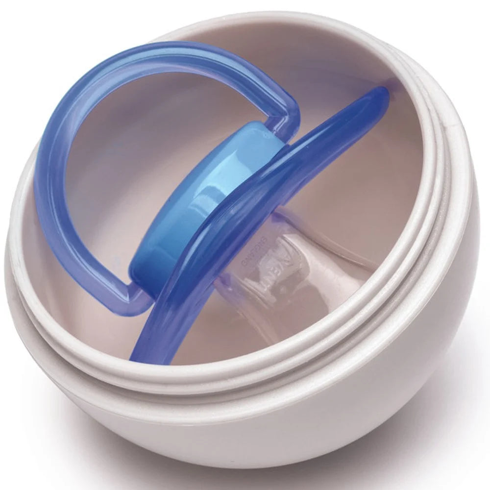 Melii Pacifier Pod - 1 pack Grey & Blue - Birth to 12 Months