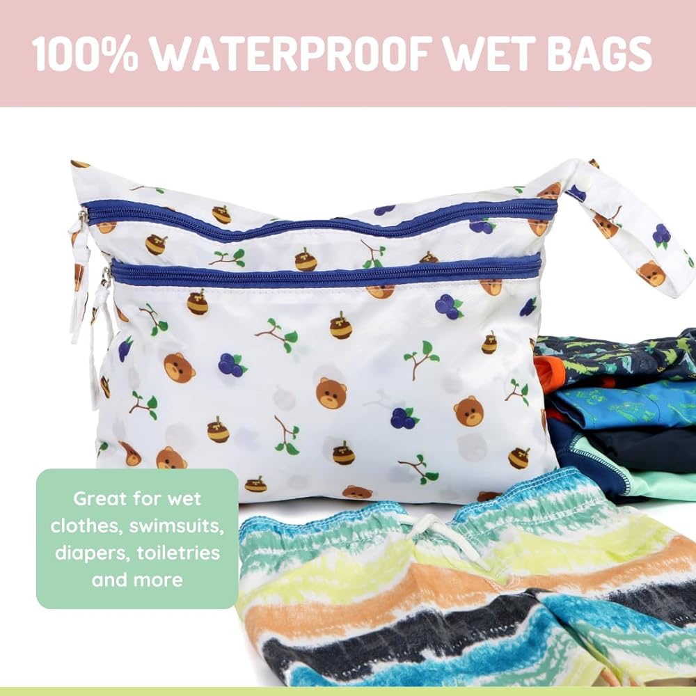 Melii Wet Bag Bear Multicolor - Birth to 24 Months