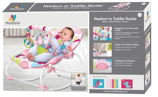 Mastela Baby Rocker Pink Birth+ to 36M
