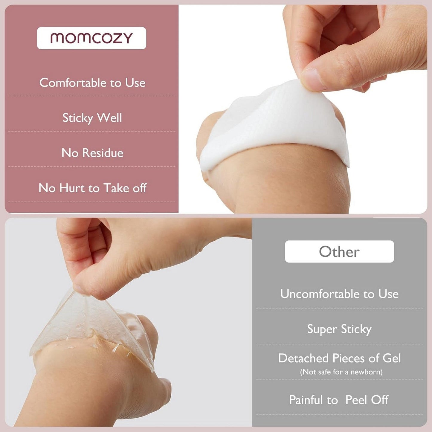 Momcozy Maternity Accessory Soothing Gel Pads White