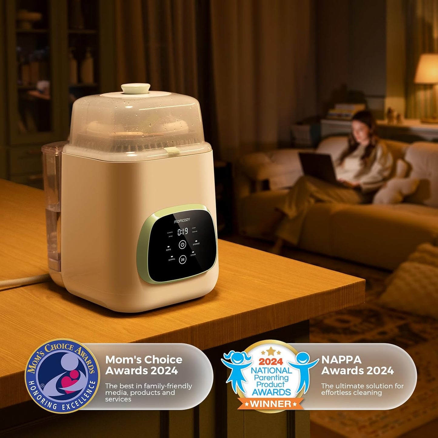 Momcozy Sterilizers & Washer KleanPal Pro Baby Bottle Washer