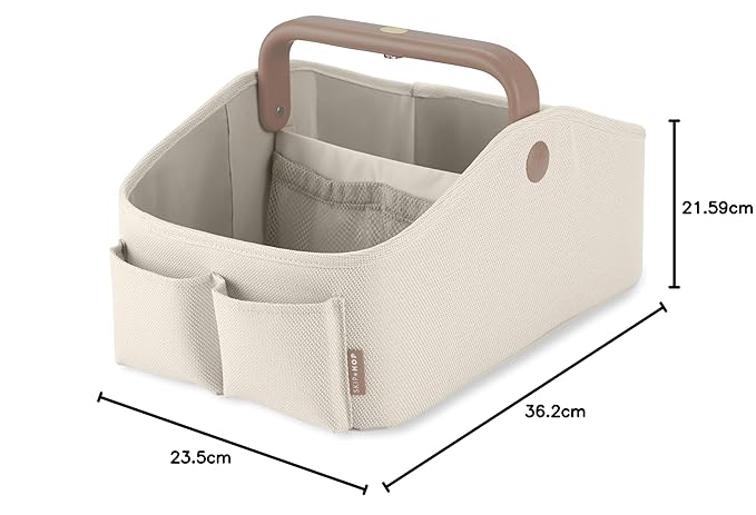 Skip Hop Light Up Diaper Caddy Oak Birth+ to 24M