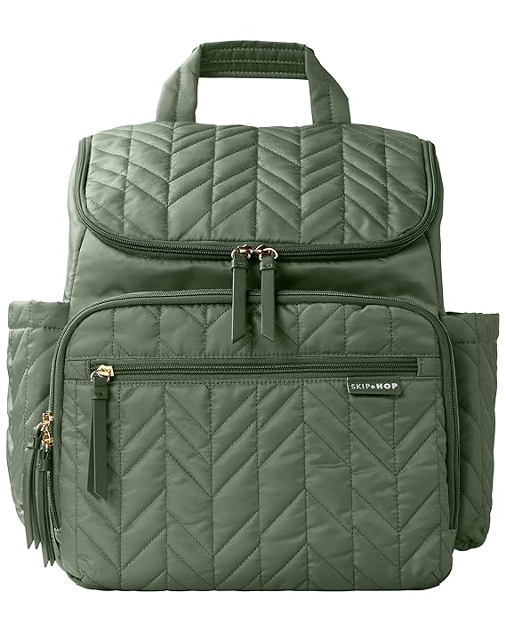 Skip Hop Jet Black Forma Backpack Diaper Bags Birth+ to 24months