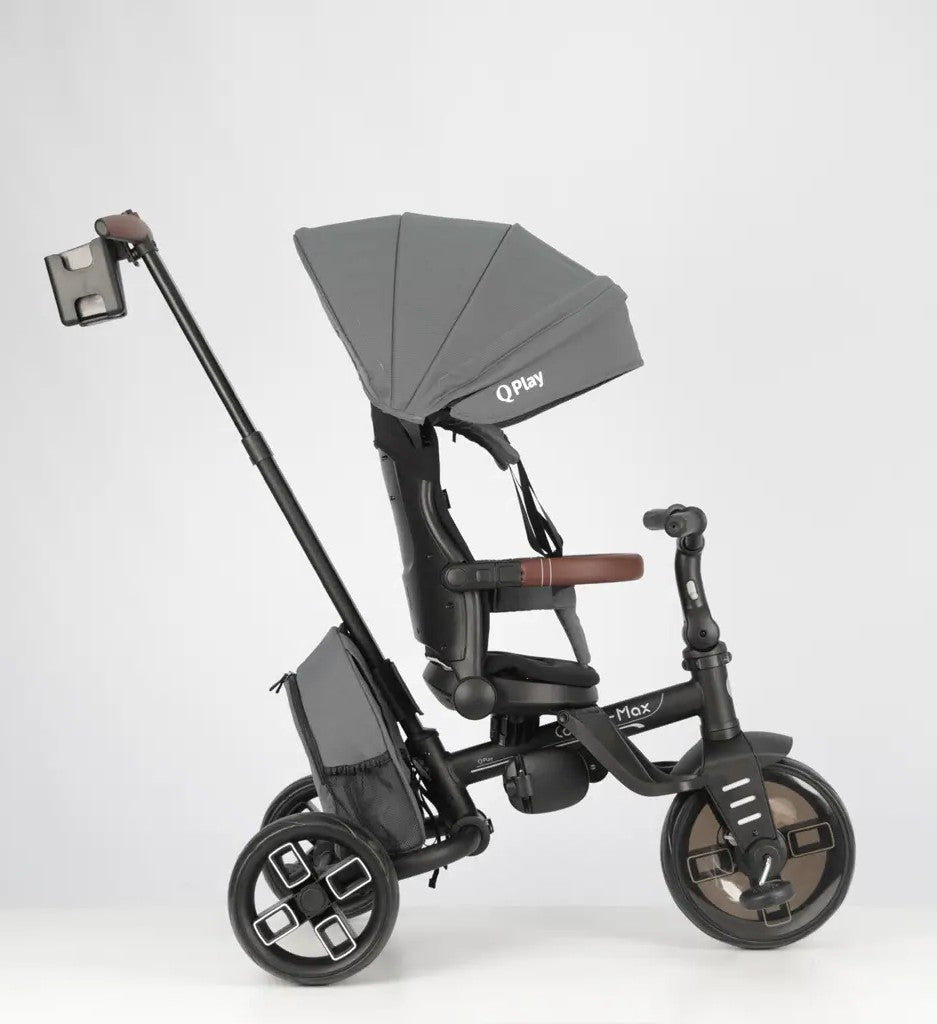 Qplay Stroller Comfo Max 8in1 Grey 10 to 72 Months - Open Box