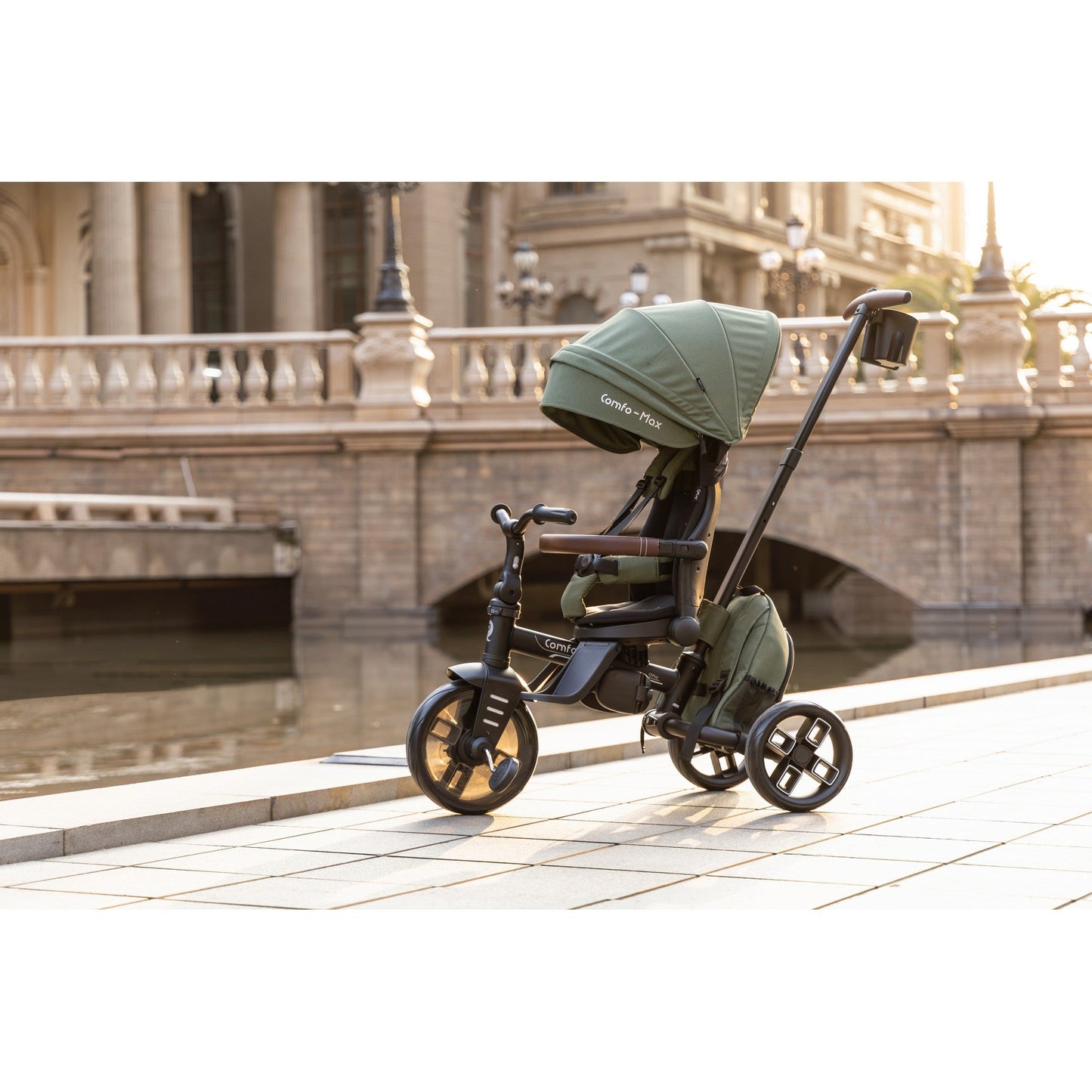 Qplay Stroller Comfo Max 8in1 Grey 10 to 72 Months - Open Box