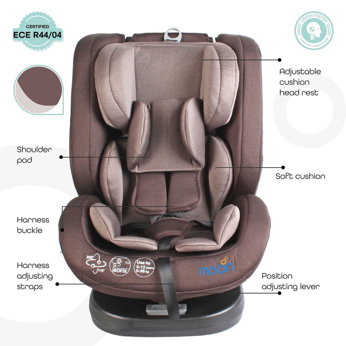 Moon Rover Baby Seat Birth to 12 Years Open Box