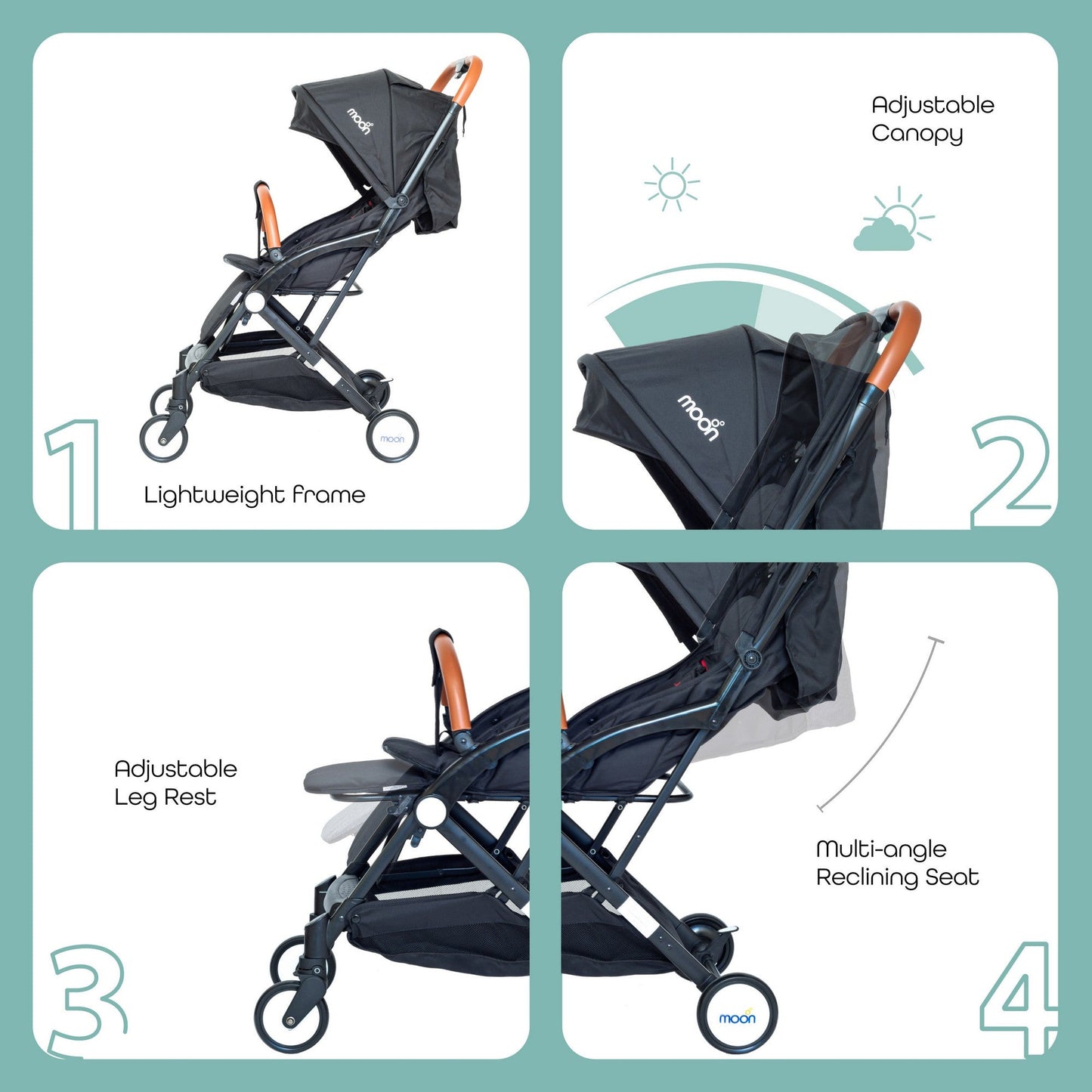 Moon Ritzi Stroller Birth to 18 kg