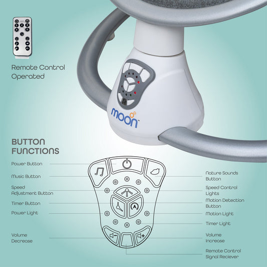 Moon Baby Swing Birth to 9 kg - Open Box