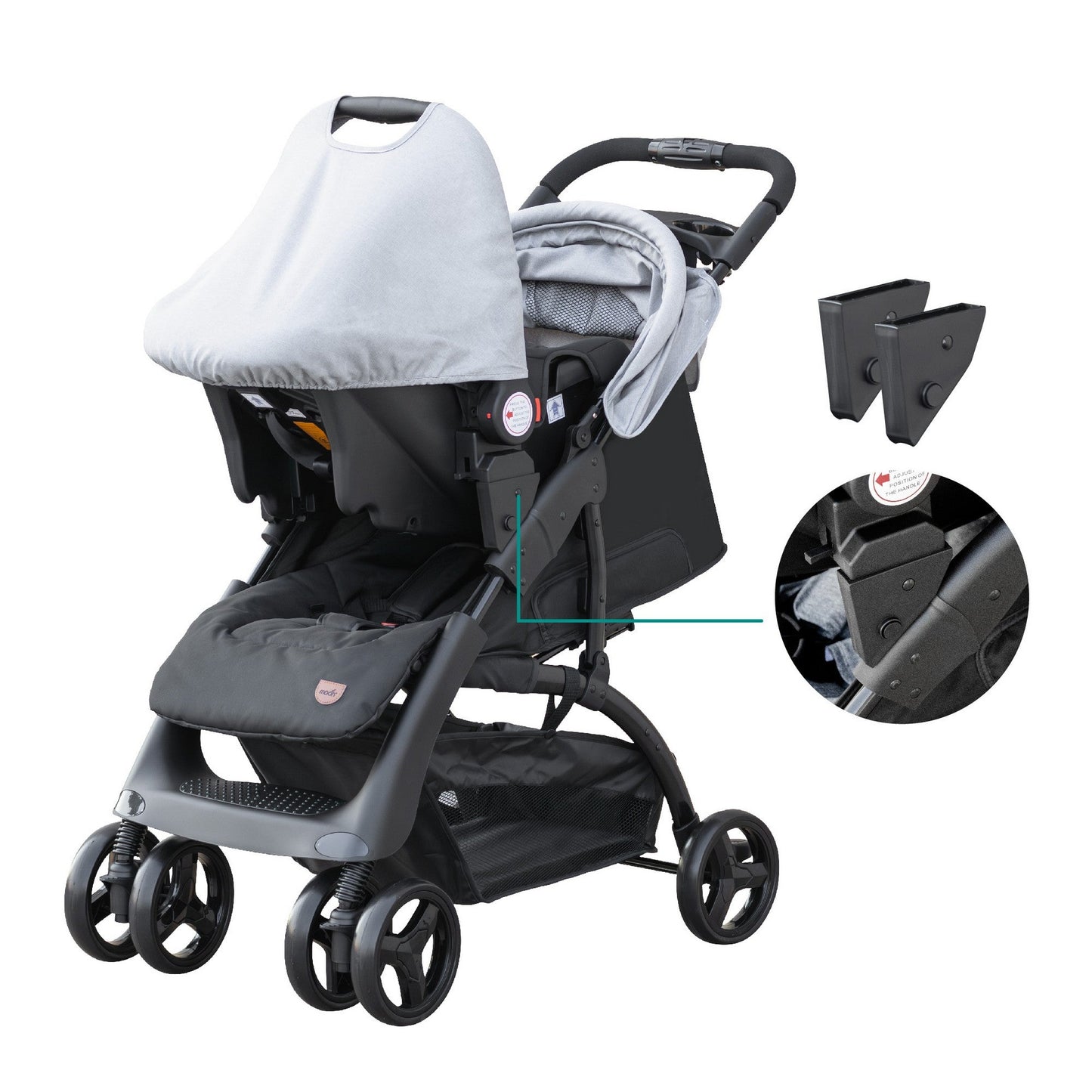 Moon Aria Go Travel System Birth to 15 kg - Open Box