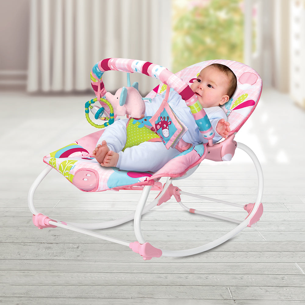 Mastela Baby Rocker - Fashion-Pink - Birth+ to 36months