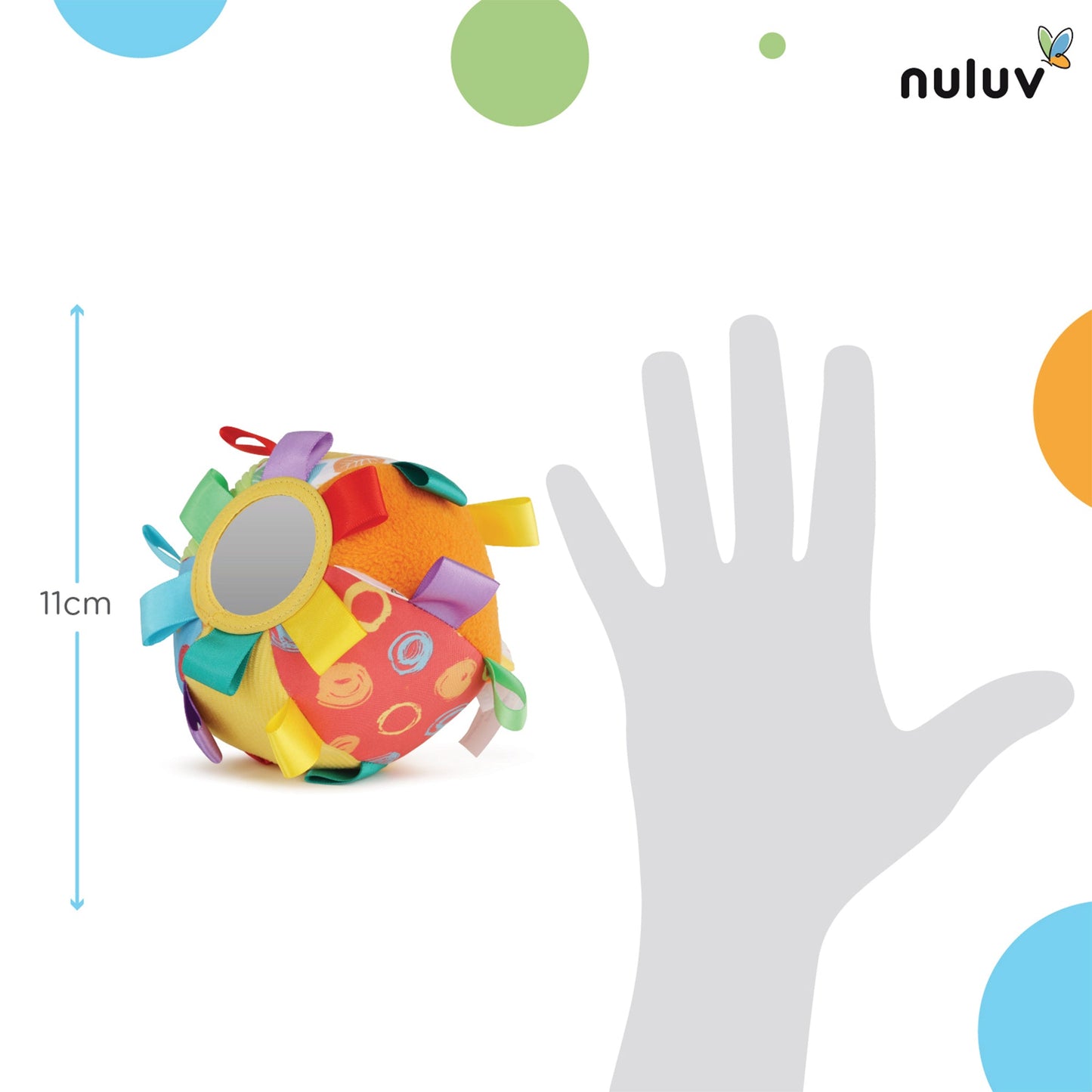 Nuluv Activity Cotton Ball 3+ Months Multicolor