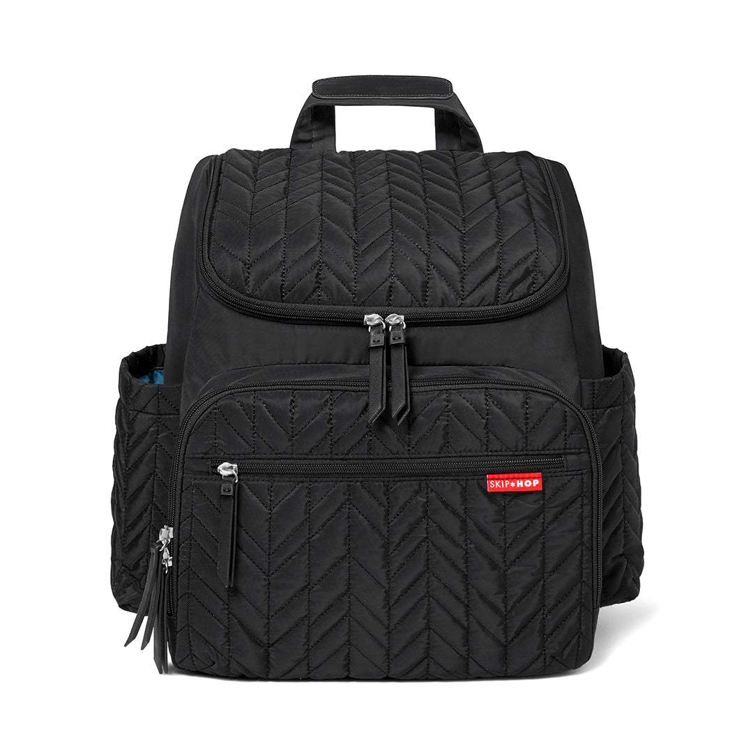 Skip Hop Jet Black Forma Backpack Diaper Bags Birth+ to 24months