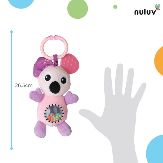 JITTERY KOALA NULUV -TOY TEETHER & RATTLE