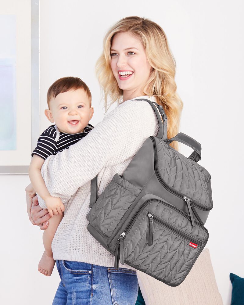 Skip Hop Grey Forma Backpack Diaper Bags Birth+ to 24months