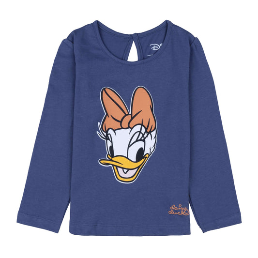 Disney Daisey Round Neck Puff Print Full Sleeve T-Shirt With Back Keyhole - Toys4All.in