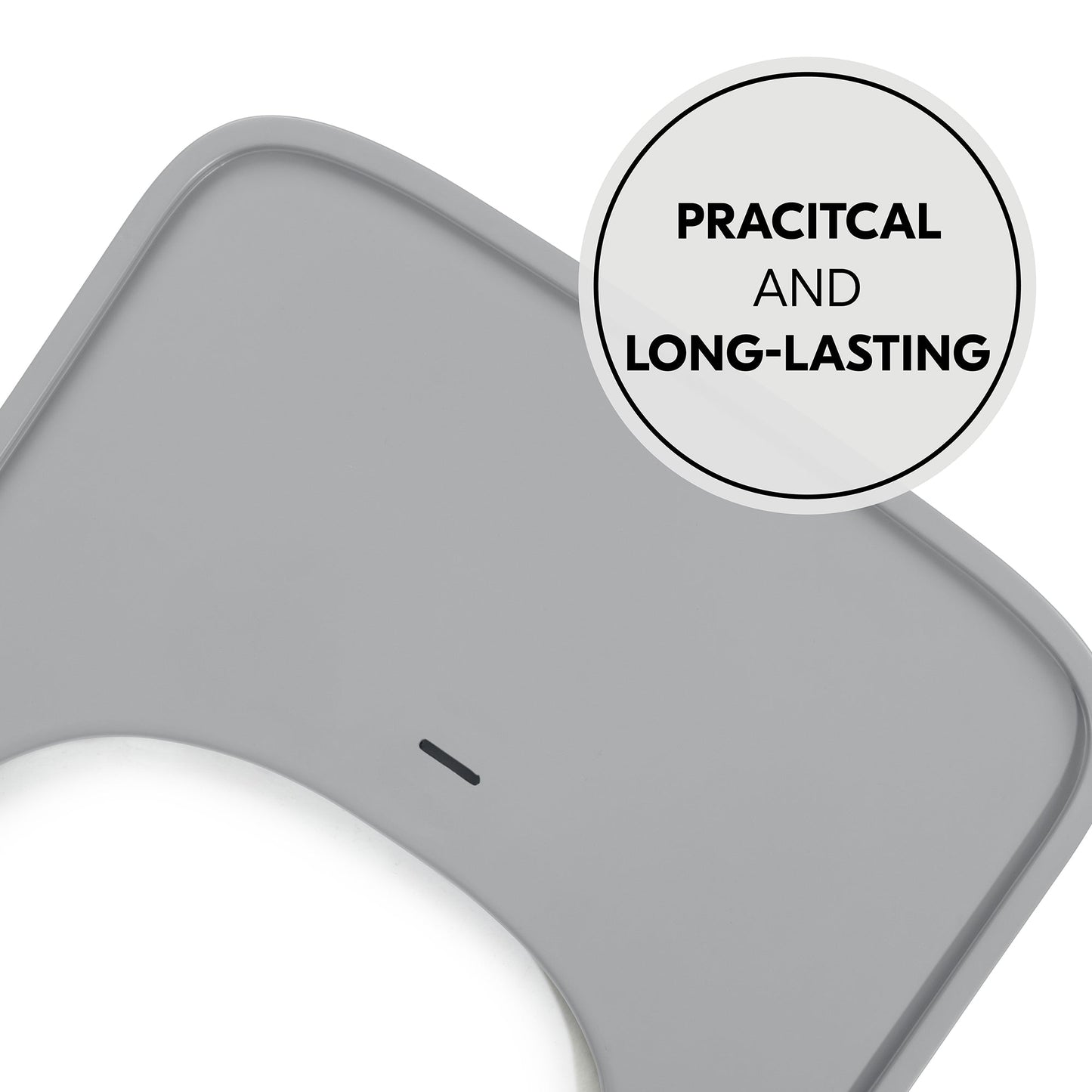 Hauck Alpha Wooden Tray | Fashion Grey | Used for 6M to 36M - Toys4All.in