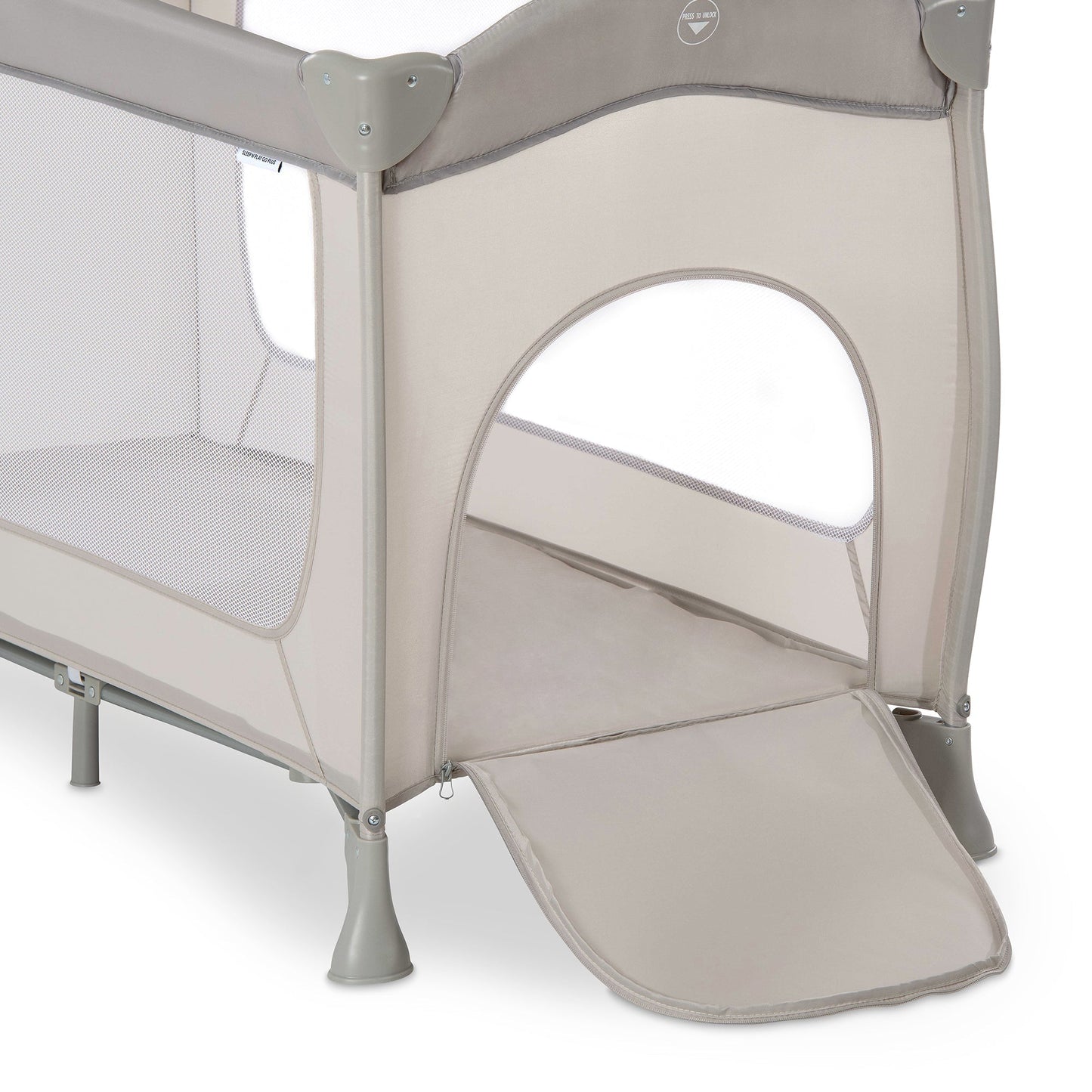 Hauck Sleep N Play Go Plus Playard | Fashion Beige | Used for Birth+ to 36M - Toys4All.in