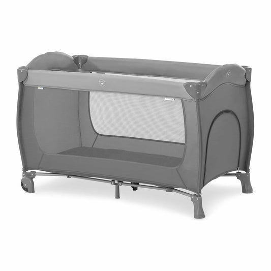 Hauck Sleep N Play Go Plus Playard | Fashion Grey | Used for Birth+ to 36M - Toys4All.in