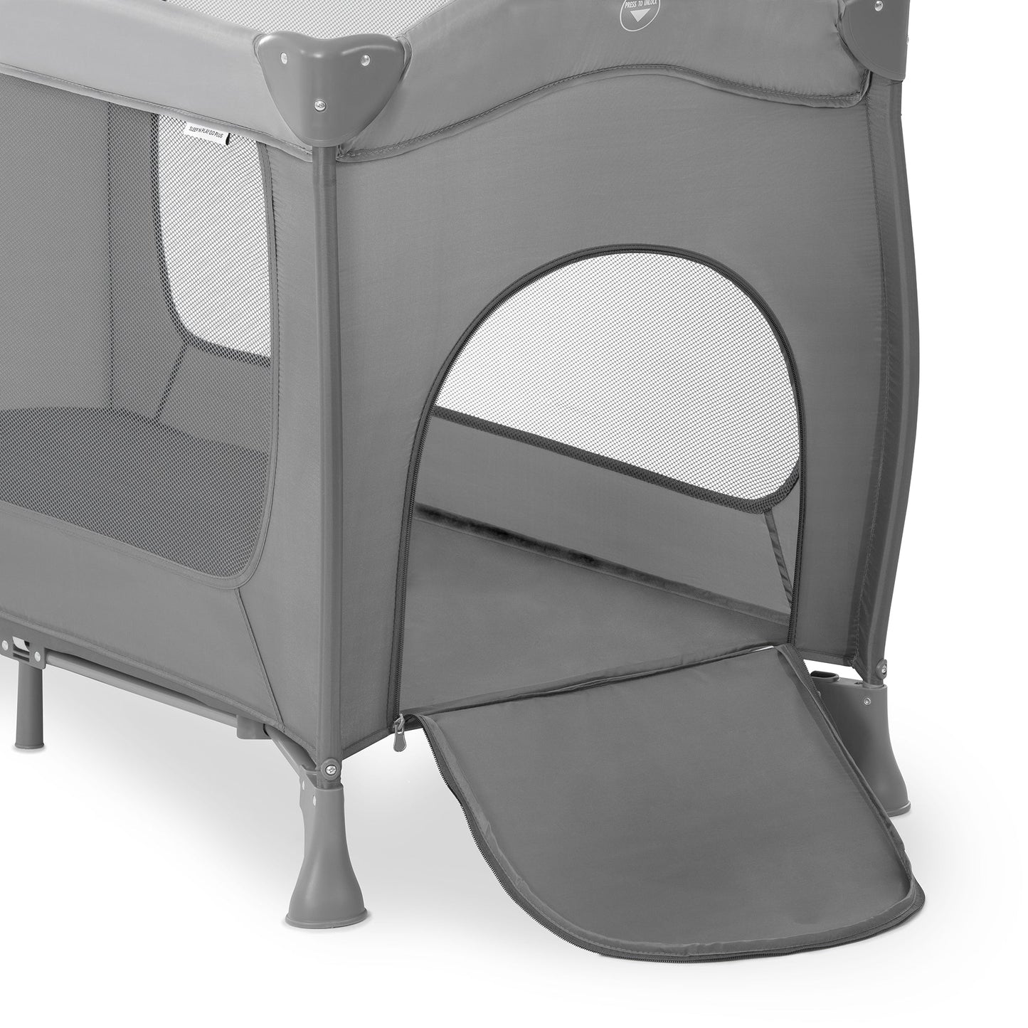 Hauck Sleep N Play Go Plus Playard | Fashion Grey | Used for Birth+ to 36M - Toys4All.in