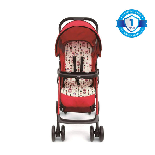 Joie Aire Lite Stroller || Fashion - Soldier Red || Birth+ to 36months - Toys4All.in