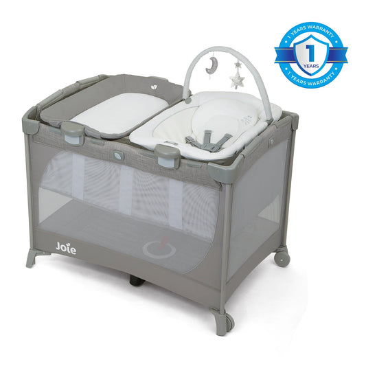Joie Commuter Change & Bounce Playard || Fashion-Starry Night || Birth+ to 36months - Toys4All.in