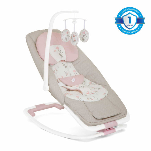 Joie Dreamer Rocker & Bouncer || Fashion-Flowers Forever || Birth+ to 9months || Distress Box - Toys4All.in