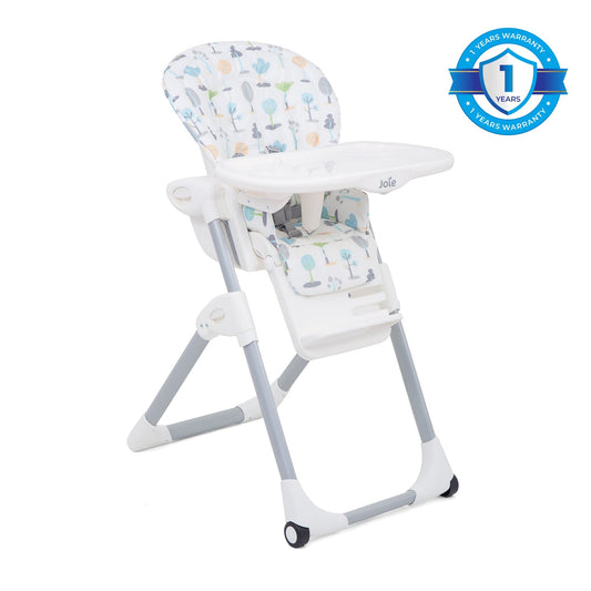 Joie Mimzy High Chair || Fashion - Pastel Forest || 6months to 36months - Toys4All.in