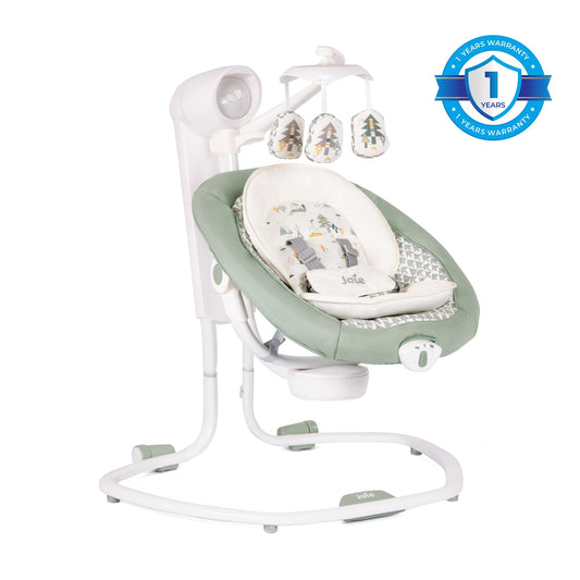 Joie Serina Swivel Swing || Fashion-Wild Island || Birth+ to 9months - Toys4All.in