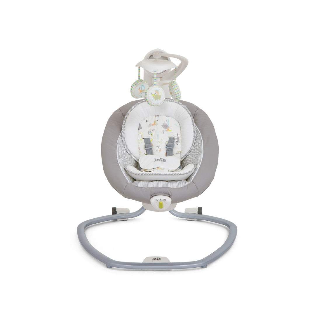 Joie Serina Swivel Swing || Natures Alphabet || Birth+ to 9months || Distress Box - Toys4All.in
