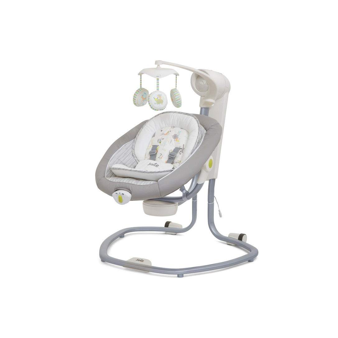 Joie Serina Swivel Swing || Natures Alphabet || Birth+ to 9months || Distress Box - Toys4All.in