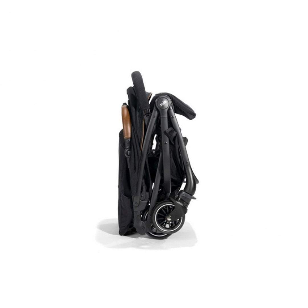 Joie Tourist W/ Rc & Adpt & Tb Coal Color Stroller || Birth+ to 36months || Distress Box - Toys4All.in