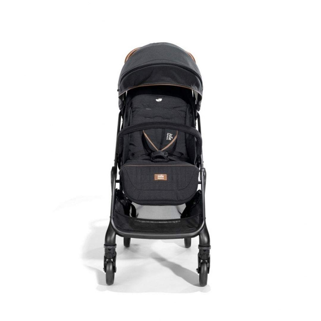 Joie Tourist W/ Rc & Adpt & Tb Coal Color Stroller || Birth+ to 36months || Distress Box - Toys4All.in