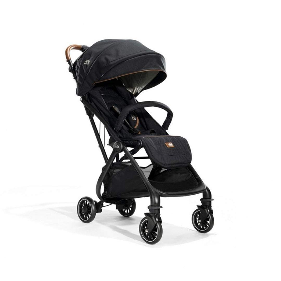 Joie Tourist W/ Rc & Adpt & Tb Coal Color Stroller || Birth+ to 36months || Distress Box - Toys4All.in