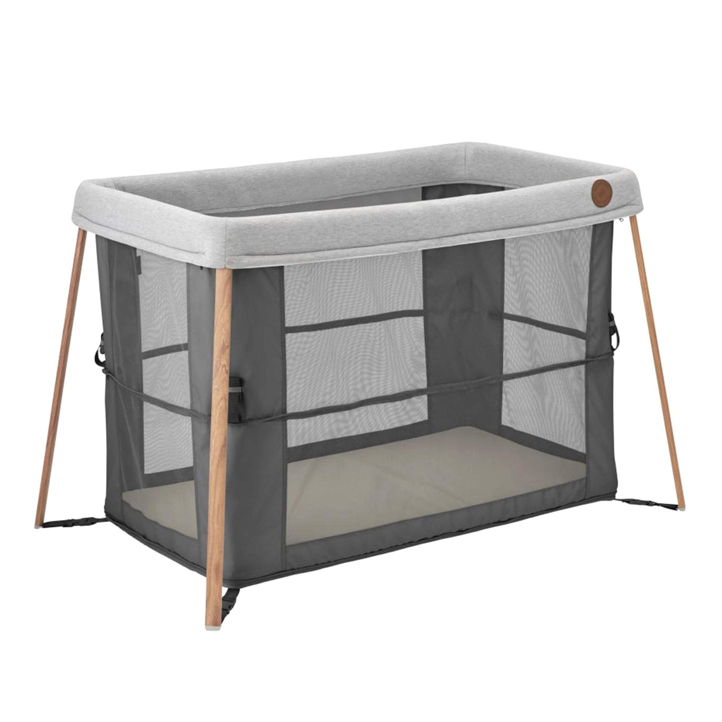 Maxi Cosi Iris Playard || Fashion-Essential Graphite || Birth+ to 36months - Toys4All.in