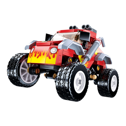 Playzu By Sluaban TOWN-Off-road Vehicle-Red Building Blocks || 8years to 14years - Toys4All.in