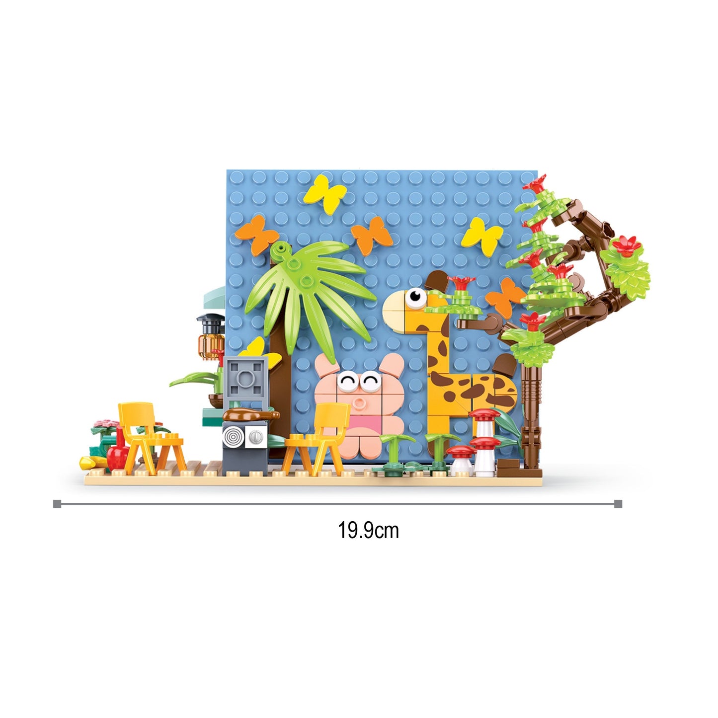 Playzu By Sluban Girls Camp Building Blocks Kit for Girls || 8years to 14years - Toys4All.in