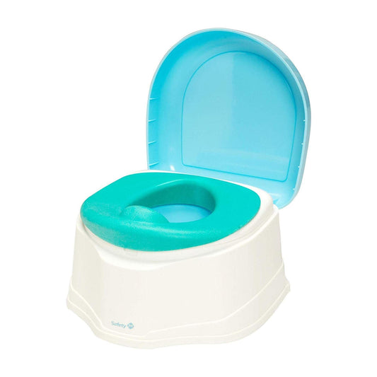 Safety 1st Clean Comfort 3in1 Potty Blue & White 18M to 36M - Toys4All.in