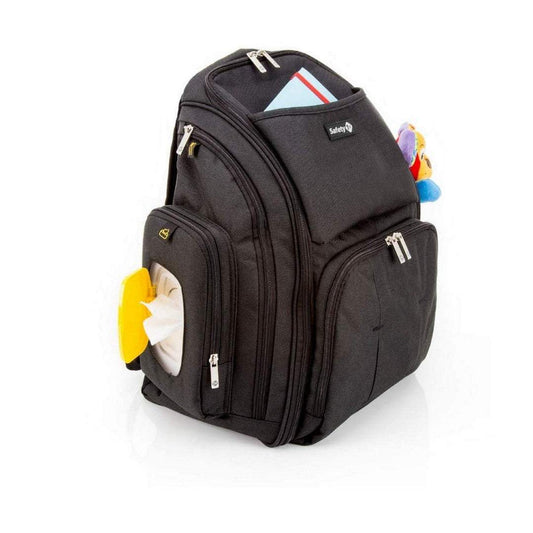 Safety 1st Diaper Backpack || Fashion-Black || Birth+ to 36months - Toys4All.in