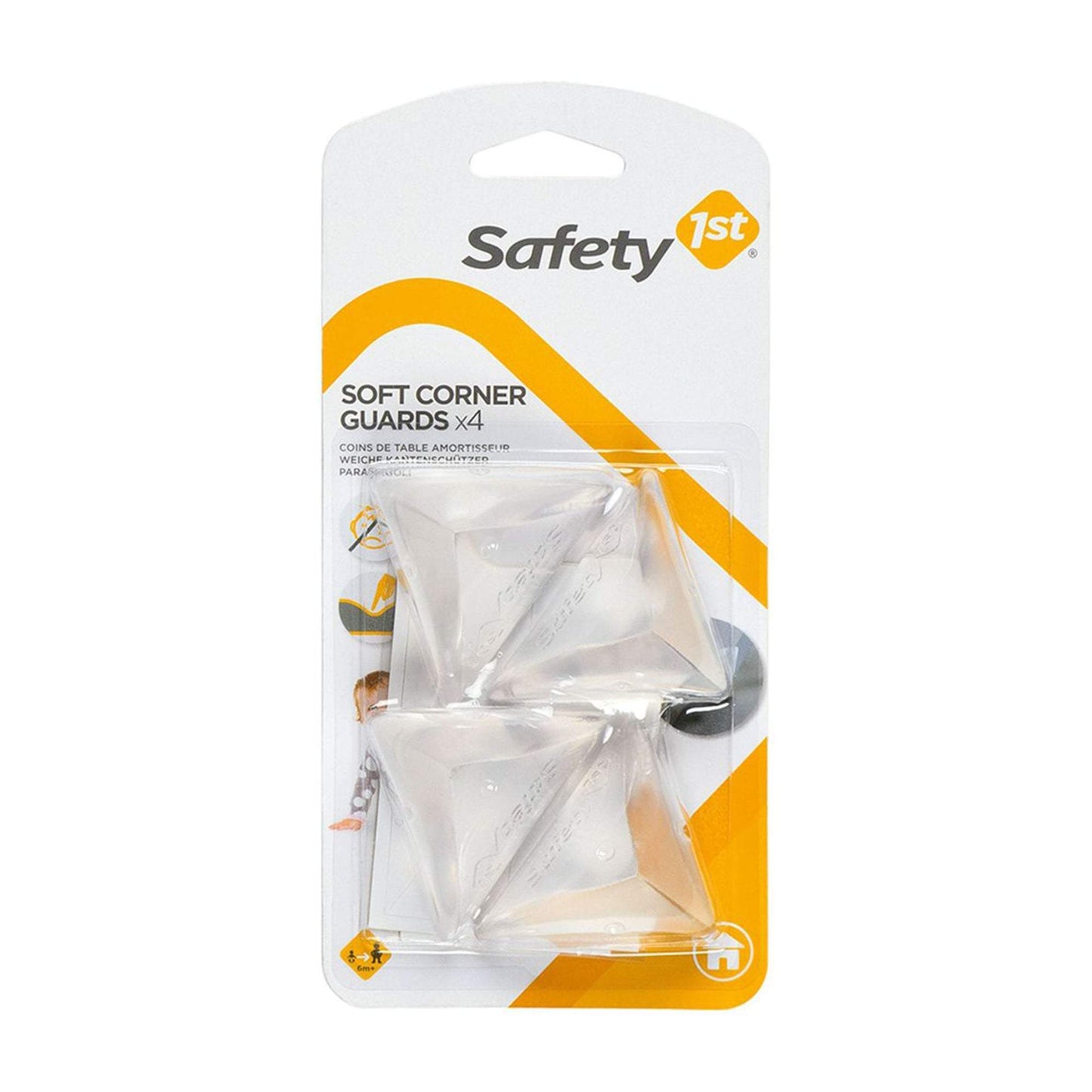 Safety 1st Soft Corner Guard Home Transparent || 3months to 36months - Toys4All.in