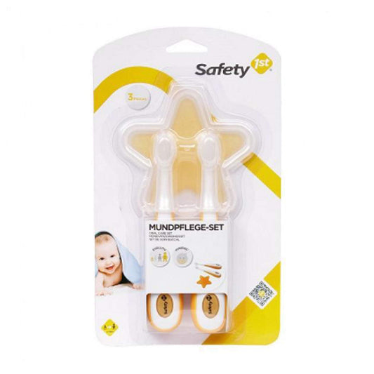 Safety 1st White & Orange Color Oral Care Set For 18 Months to 3 Years - Toys4All.in