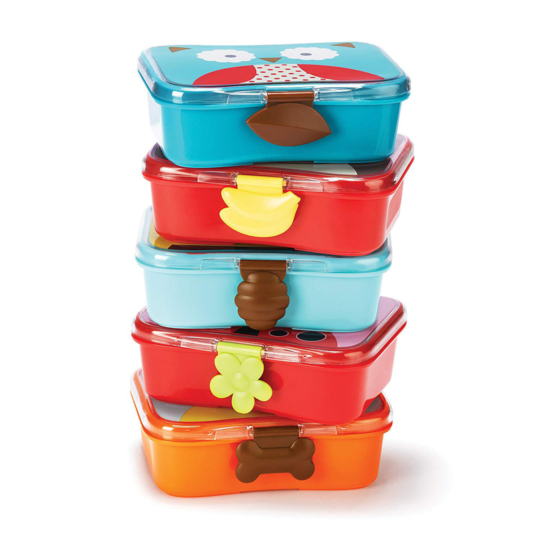 Skip Hop Zoo 4 Piece Lunch Kit || Fashion-Giraffe || 3years to 6years - Toys4All.in