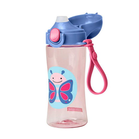 Skip Hop Zoo LockTop Sports Bottles || Fashion-Butterfly || 3years to 6years - Toys4All.in