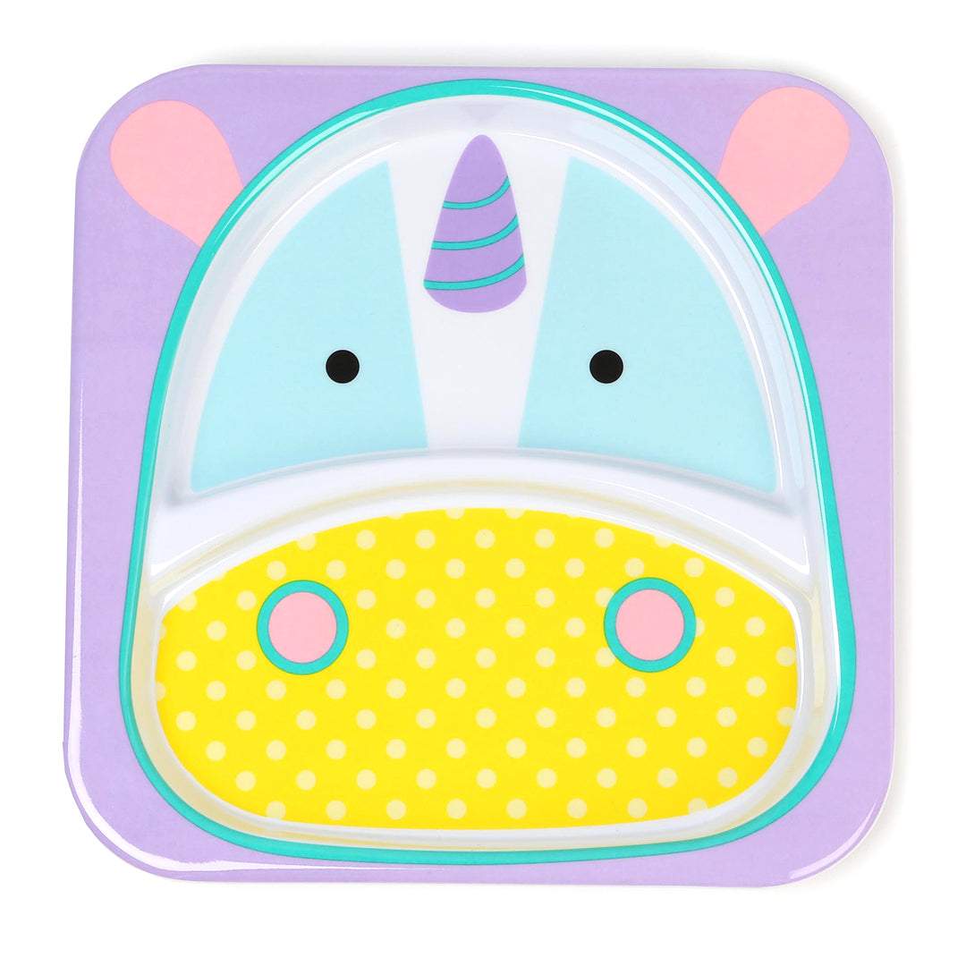 Skip Hop Zoo Melamine Plate & Bowl Set || Fashion-Unicorn || 6months to 48months - Toys4All.in