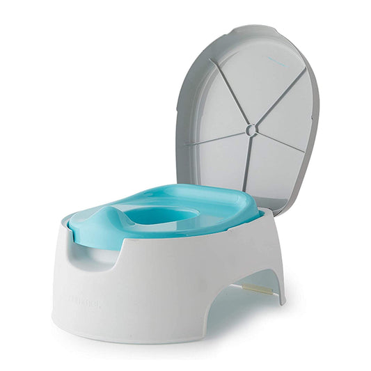 Summer Infant 2in1 Step Up Potty || Fashion-Blue & Grey || 18months to 48months - Toys4All.in